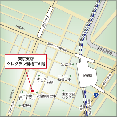 東京支店地図